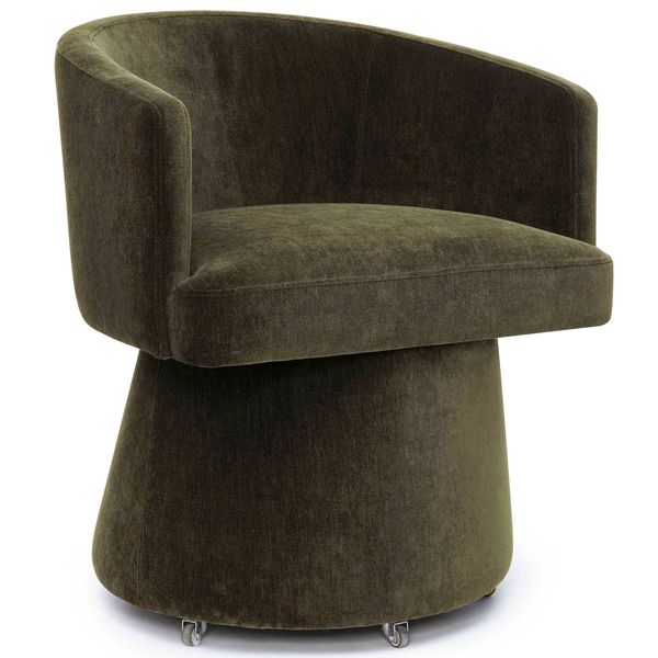 Rolling Biurko Krzeslo, Olive Green